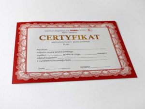 Сертификаты A5 полиграфия Маркет Принт